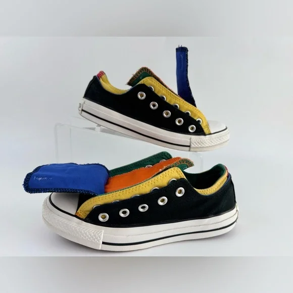 Chuck Taylor Converse All Star Low Multicolored Sneakers, US Size Men 4, Women 6 - Picture 2 of 11